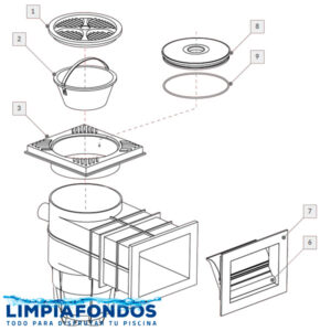 Repuestos Skimmer Vulcano